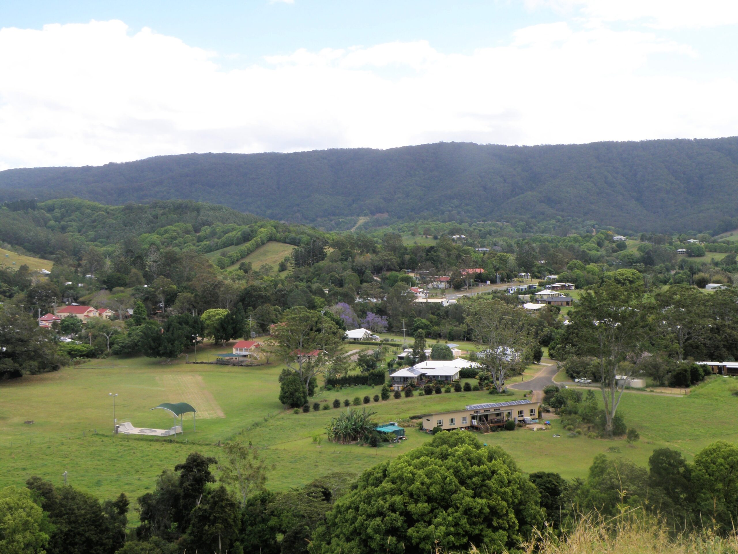 View over Kin Kin